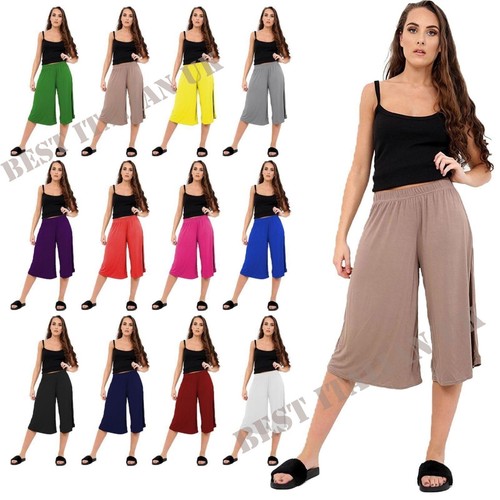 Women wide leg plazzo - women, 3/4
