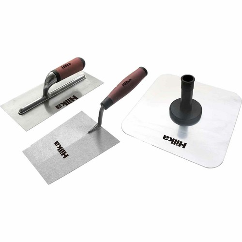 Hilka steel plastering trowel - steel,