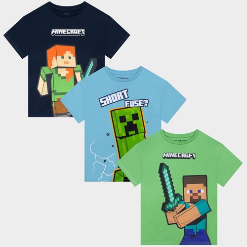 Minecraft boys shirts 3 - |,