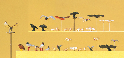Preiser 10169 assorted birds - preiser,