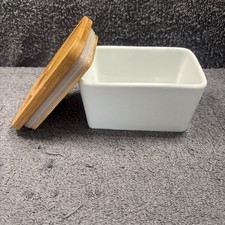 Maison & White Butter Dish with lid Missing knife container storage box