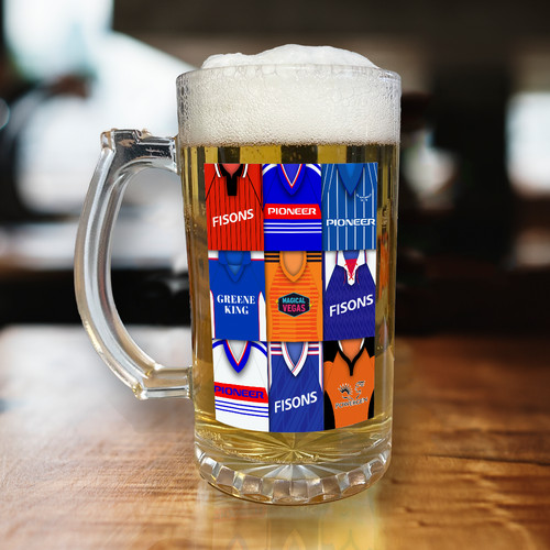 Ipswich town retro shirt - retro,