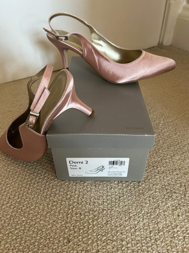 Gorgeous pink satin slingback - gorgeous,