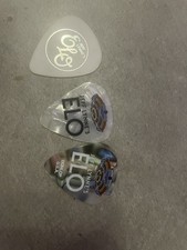 Jeff Lynne Guitar Pick - Electric Light Orchestra with set list