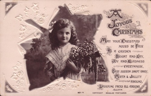 Early 1900s embossed xmas - early,
