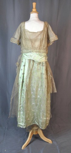 Flapper silk satin evening - flapper,
