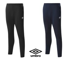 UMBRO BOYS TRAINING PANTS JUNIOR SLIM TAPERED TRACKSUIT BOTTOMS FOOTBALL SCHOOL