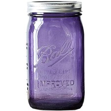 BALL Purple MASON JAR QUART ~