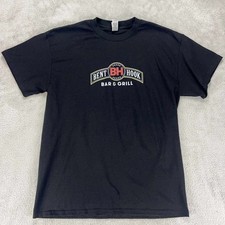 Gildan Bent Hook Bar & Grill Staff Graphic Tee Cape Coral Florida Medium FL