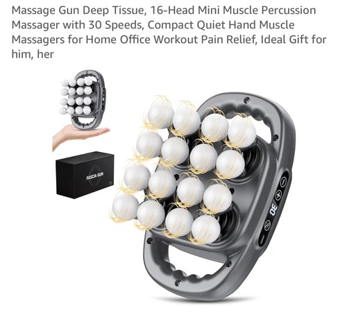 Massage gun deep - deep, tissue