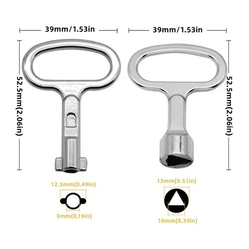 Universal triangle socket key - socket,