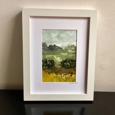 original Yorkshire dales hiking. Pennines countryside. One of a kind signed art
