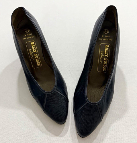 Bally bellezza navy leather - navy,