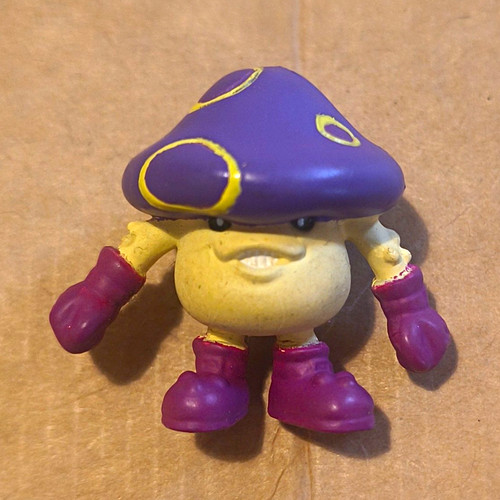 Purple yellow mushroom - yellow,
