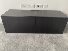Ikea Black TV Stand With
