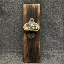 Pub Style Bottle Opener Wooden