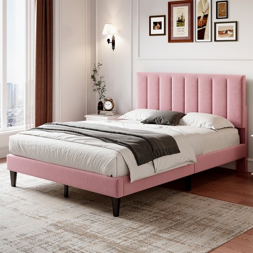 4ft6 double upholstered bed - 4ft6,