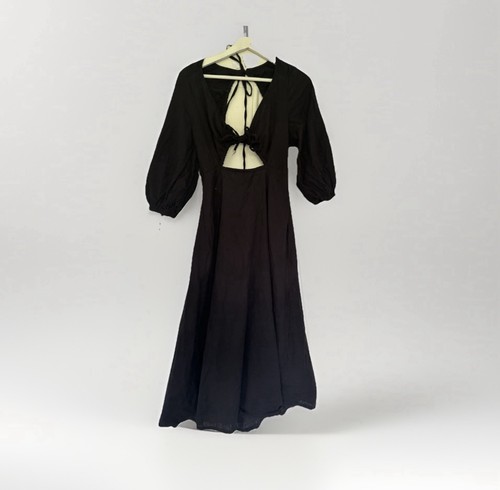 Boohoo size black maxi - black,