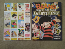 Empty Panini Sticker Album Beano Guide To Just About Everything 2007
