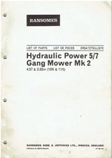 RANSOMES HYDRAULIC POWER 5/7