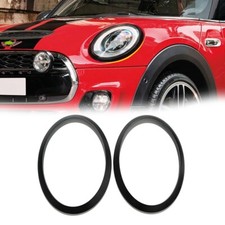 Pair Matte Black Headlight