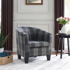 Modern tartan fabric - fabric, tub