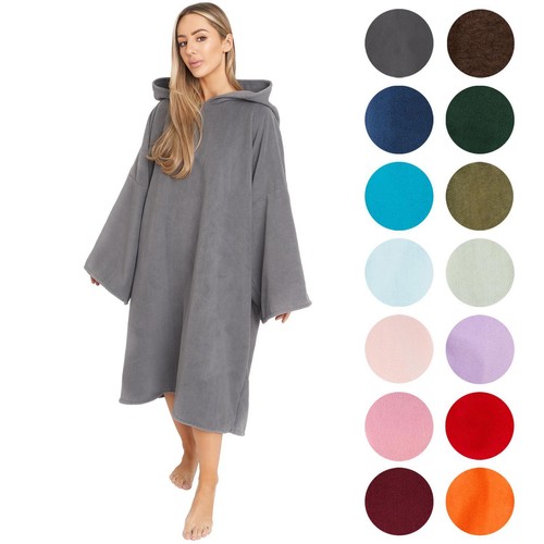 Brentfords hooded towel poncho - hooded,