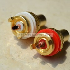 2x RCA Terminal Copper