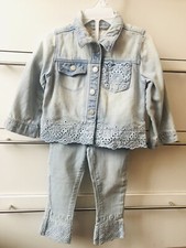 NEXT BABY GIRL DENIM SET 