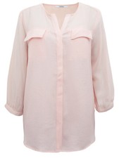 Semi Sheer Chiffon Crepe Pink