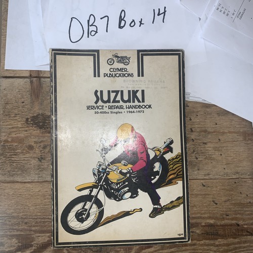 Used clymer suzuki 1964 1972 - used,