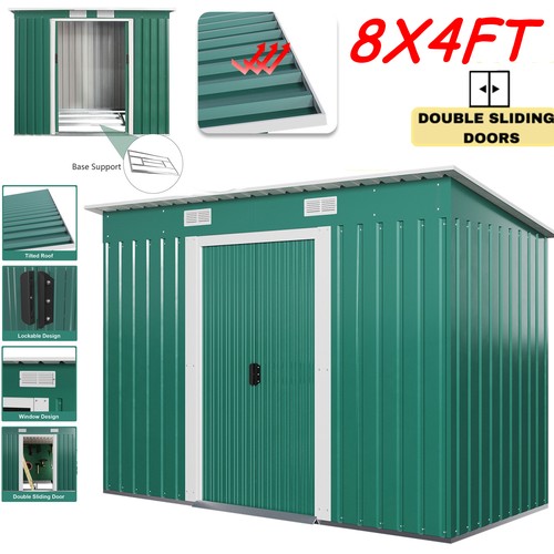 Metal garden shed - garden,