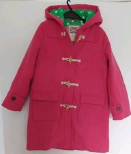 Mini Boden Girls Coat Duffle Pink,Age 9-10,EXC C
