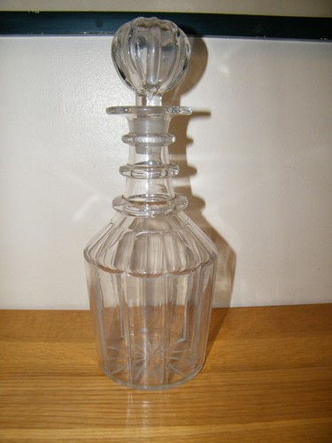 Georgian faceted decanter - georgian, 3