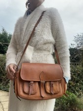 Vintage Cognac Tan Satchel