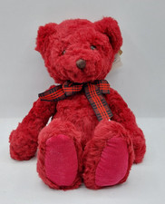 Russ Bears From The Past Cranberry Teddy Bear plush 34cm New with tag