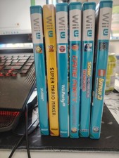 Nintendo Wii U Game Bundle X 6 WII PARTY U SONIC  MARIO BATMAN