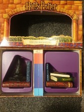 Harry Potter Sorting Hat Bookends Book Ends Book Pile Hogwarts 2000 Warner Bros