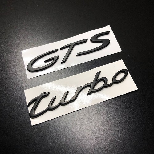 Set matte black turbo gts - black,