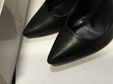 Guess Size 3 Black high heel slightly used court shoes with box