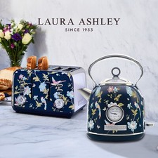 Laura Ashley Kettle & Toaster Set 1.7L Fast Boil Kettle and 4 Slice Toaster Set
