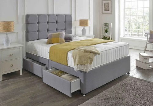 Divan bed with drawers - bed,