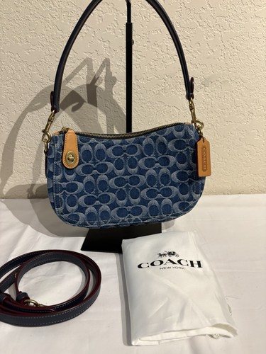 Coach signature denim swing - coach,