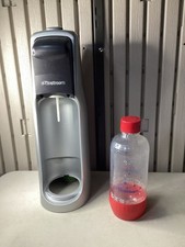 SodaStream Jet Black/Grey Sparkling Drink Machine- 1 Bottle & 1 Empty Gas Bottle