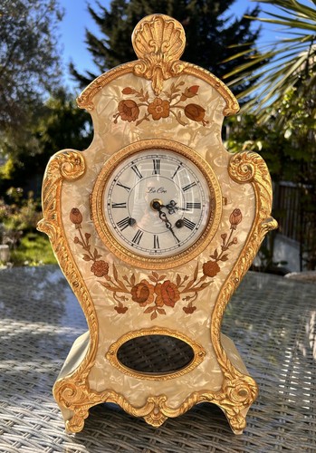 Ore mantel clock with - le,