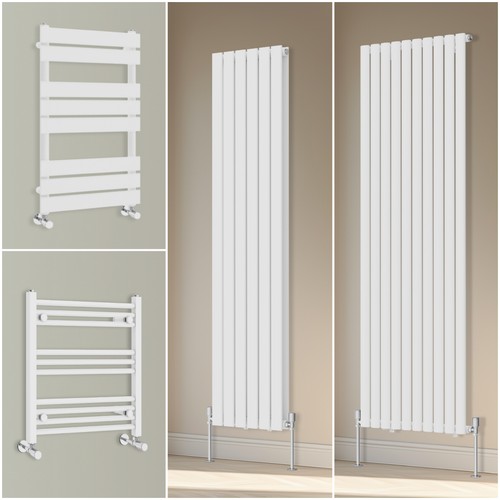 Designer white flat panel - flat,