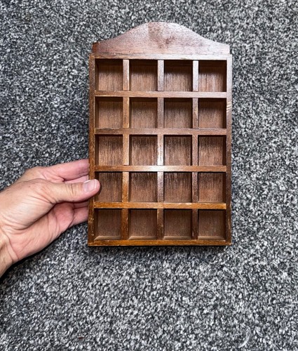 Vintage wooden wall display - vintage,