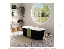 Freestanding Bath Matt Black