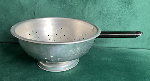 Vintage aluminium colander - vintage,