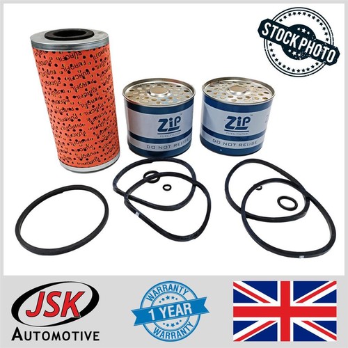 Oil and fuel filter - and, set